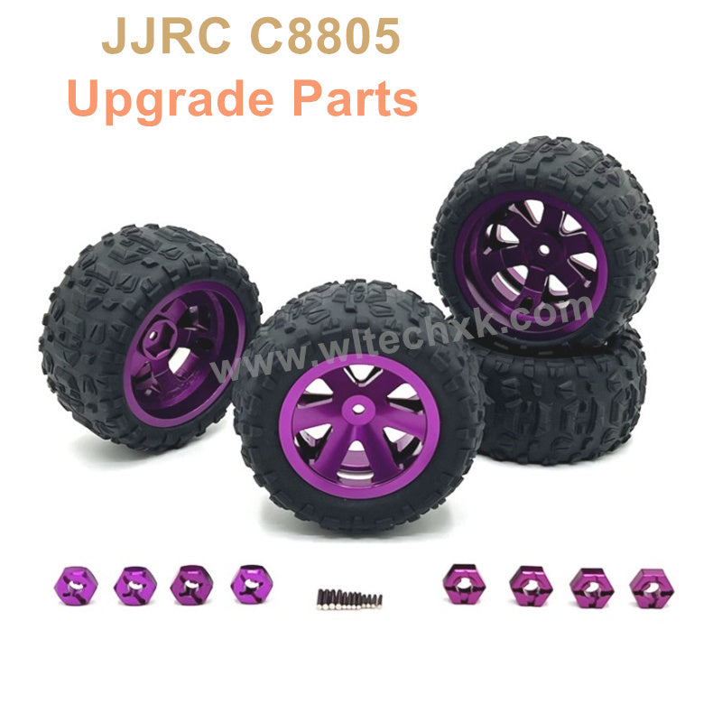 21-JJRC C8805 Upgrade Parts Metal Wheels Purple