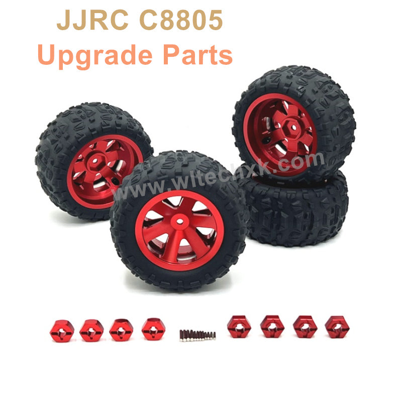 21-JJRC C8805 Upgrade Parts Metal Wheels Red