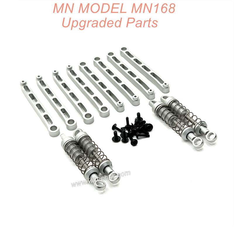 21-MN-Model-MN168-Upgrade-Metal-Shock-Chassis-Fixing-Rod-Silver(1)