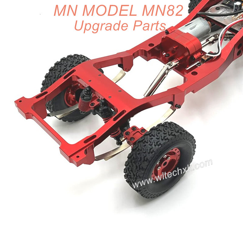 21-MN MODEL MN82 LC79 Upgrade Parts Rear axle retaining spring plate-1