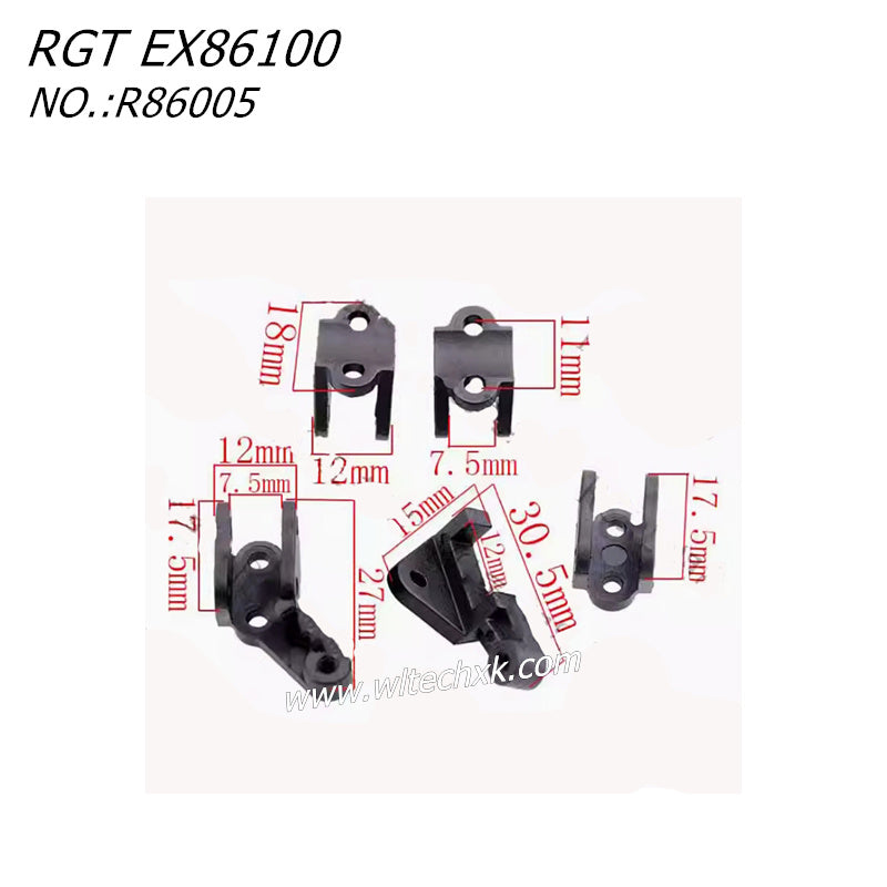 RGT EX86100 RC CAR Parts Tie Rod Seat 1 Car Set R86005 
