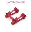 WLTOYS 104002 Tail Support Frame Upgrade 1/10 brushless 4WD Brushless 60km/h RC Car red