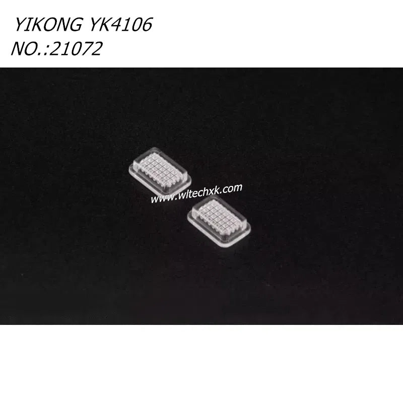 YIKONG YK4106 RC CAR Parts Crash Frame Lamp Cover (Clear) 21072