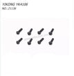 YIKONG YK4106 RC CAR Parts Pan Head Hex Socket Screws M3-10 21136
