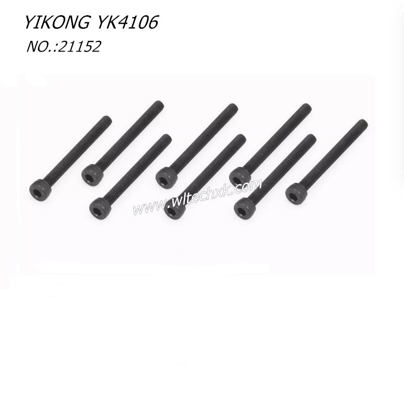 YIKONG YK4106 RC CAR Parts Cup Head Socket Head Screw M4-40 21152