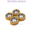 Upgrade parts of WLTOYS 284010 RC Car Metal Hub and Racing Tire yellow