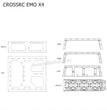 CROSSRC EMO X4 Parts Rear Gantry Assembly CS-97401290