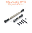 22-MN-MODEL-MN96-Upgrades-Parts-Steering-and-Servo-Connect-Rods-Black