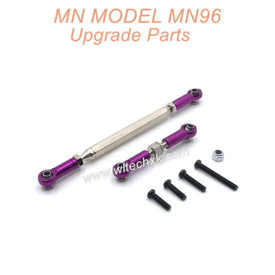 22-MN-MODEL-MN96-Upgrades-Parts-Steering-and-Servo-Connect-Rods-Purple