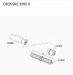 CROSSRC EMO X Parts Transmission Shaft Nylon Parts CS-97401261