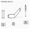 CROSSRC EMO X3 Parts Rear Stabilizer Bar (Curved) CS-97401220
