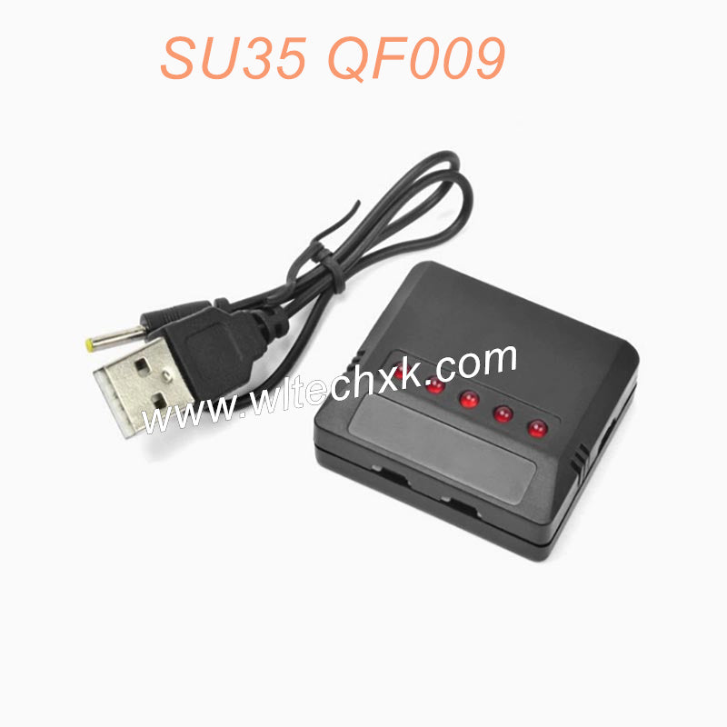 25-SU35 QF009 RC Airplane Spare Parts One-to-four charging cable (normal version)