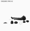 CROSSRC EMO X2 Parts Double Head Wading Throat High Air Intake Dust Sand Cover Dong Mushroom Head-2