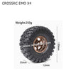 CROSSRC EMO X4 Parts 2.2 inch ET37 Wheel Boot Tire-4