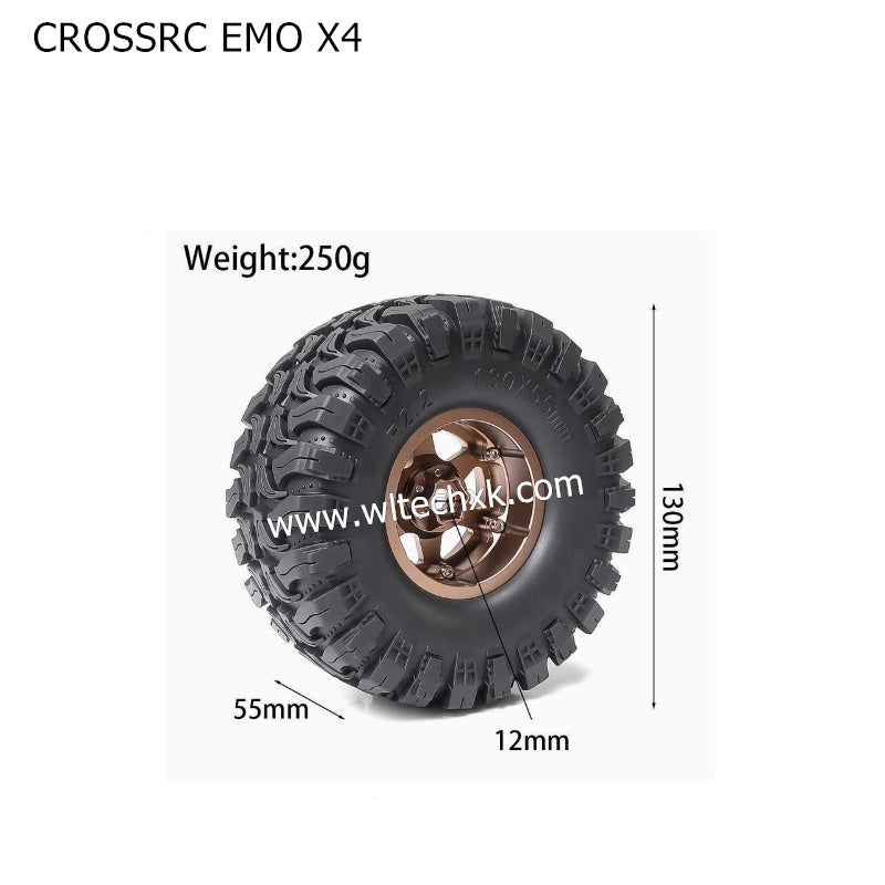 CROSSRC EMO X4 Parts 2.2 inch ET37 Wheel Boot Tire-4
