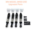 26-MNMODEL-MN90-D90-rc-car-Upgrades-Parts-Metal-Shock-and-Seat-Black-1 