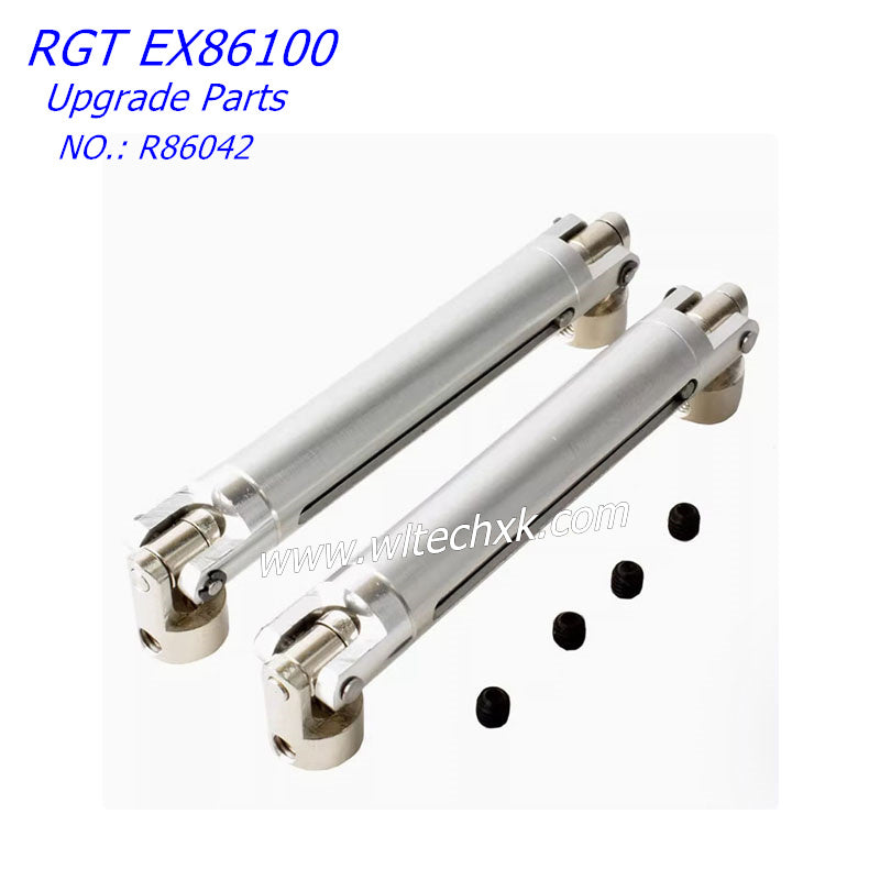 RGT EX86100 Upgrade Parts Metal Drive Shaft 2piece R86042 WHITE