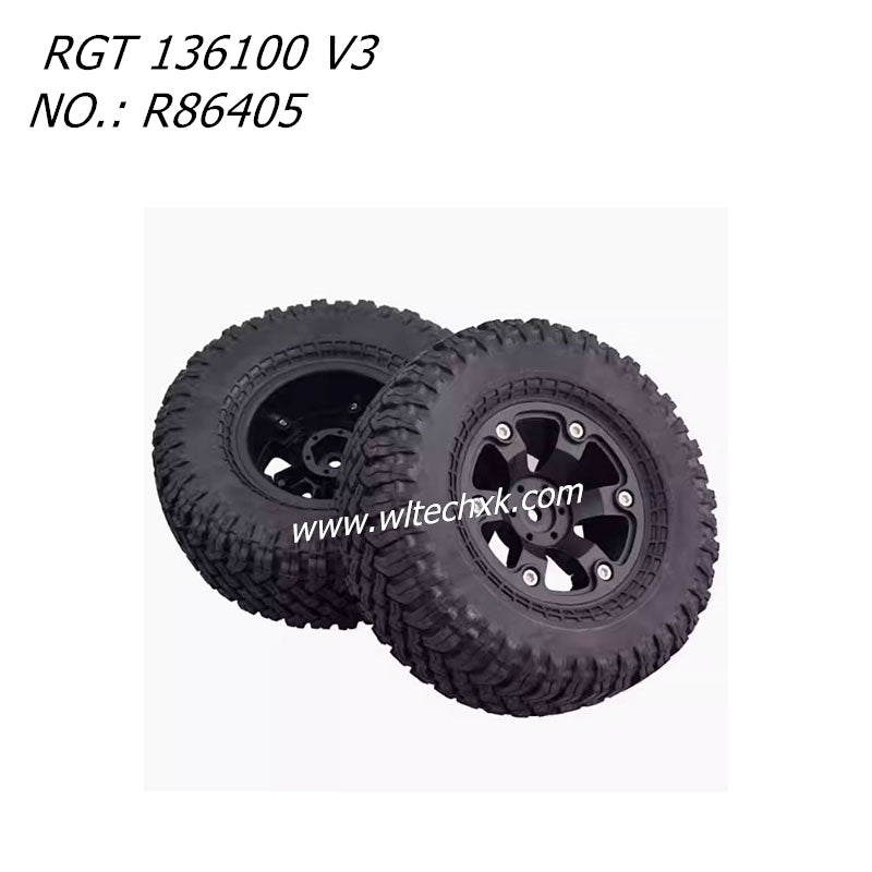 RGT EX136100 V3 Parts Tires 2pieces R86405 