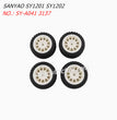SANYAO SY1201 SY1202 Parts 70MM Tire White 4PCS SY-A041 3137 