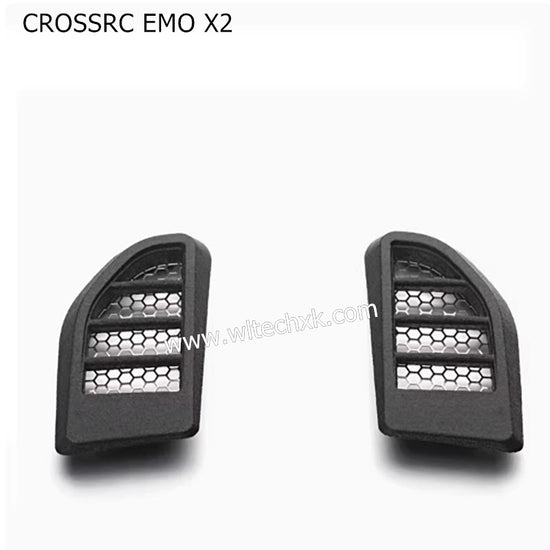 CROSSRC EMO X2 Parts Nylon Three Dimensional Engine Cover Cooling Vents With Labels-2