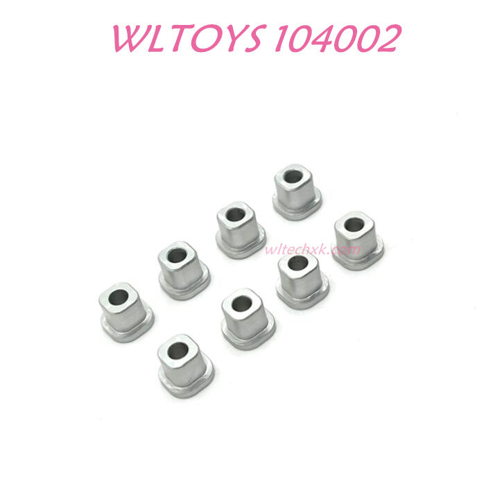 WLTOYS 104002 Cap for Front and Rear Shaft Upgrade 1/10 brushless 4WD Brushless 60km/h RC Car silver