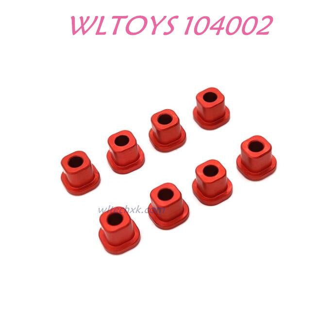 WLTOYS 104002 Cap for Front and Rear Shaft Upgrade 1/10 brushless 4WD Brushless 60km/h RC Car red