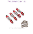 WLTOYS 284131 1/28 RC Car Upgrade Parts Metal Shock Absorber red