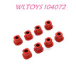 Upgrade part of WLTOYS 104072 Cap for Front and Rear Shaft 1/10 4WD 2.4Ghz 60km/h RC Car RTR red