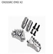 CROSSRC EMO X2 Parts A Pair of Aluminum Alloy Simulation Pedals SILVER