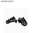 CROSSRC EMO X2 Parts A Pair of Aluminum Alloy Simulation Pedals BLACK-2