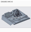 CROSSRC EMO X3 Parts Interior Kit Black CS-97401217