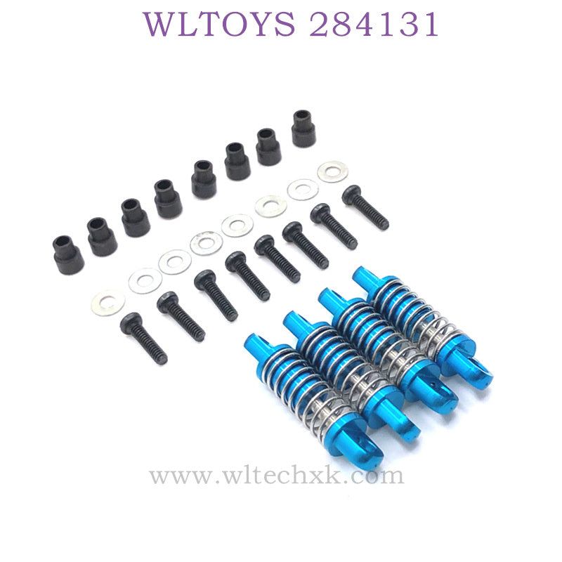 WLTOYS 284131 1/28 RC Car Upgrade Parts Metal Shock Absorber blue