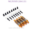 WLTOYS 284131 1/28 RC Car Upgrade Parts Metal Shock Absorber gold