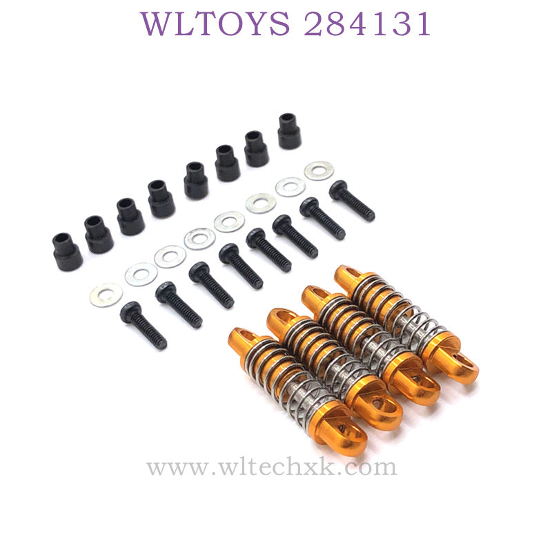 WLTOYS 284131 1/28 RC Car Upgrade Parts Metal Shock Absorber gold