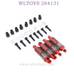WLTOYS 284131 1/28 RC Car Upgrade Parts Metal Shock Absorber red