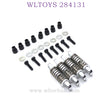 WLTOYS 284131 1/28 RC Car Upgrade Parts Metal Shock Absorber silver