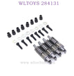 WLTOYS 284131 1/28 RC Car Upgrade Parts Metal Shock Absorber titanium