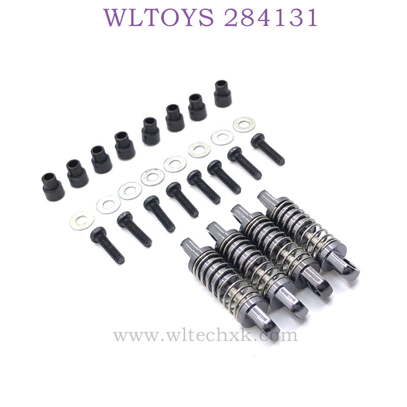 WLTOYS 284131 1/28 RC Car Upgrade Parts Metal Shock Absorber titanium