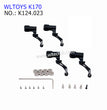 WLTOYS K170 RC Helicopter Upgrade Parts Rotor Clamp and Bearings BLACK