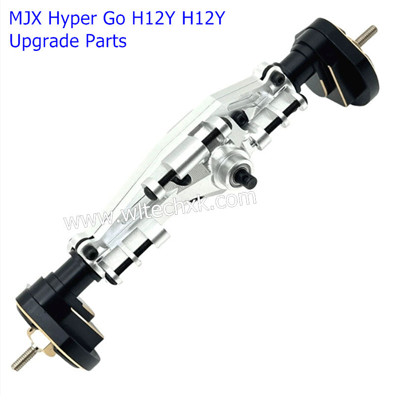 MJX Hyper Go H12Y H12Y+ Upgrade Parts Rear Axle Assembly SILVER