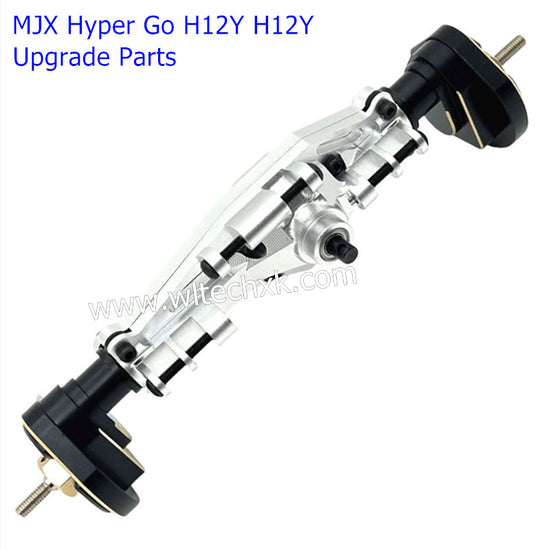 MJX Hyper Go H12Y H12Y+ Upgrade Parts Rear Axle Assembly SILVER