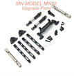 3-MN MODEL MN82 LC79 MN78 RC CAR Upgrade Parts Metal connect Rods and Shocks kit Black