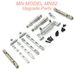 3-MN MODEL MN82 LC79 MN78 RC CAR Upgrade Parts Metal connect Rods and Shocks kit Silver