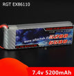RGT EX86110 RC CAR Parts NMO 5200 2S Battery