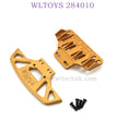 Upgrade parts of WLTOYS 284010 RC Car Front and Rear Protector gold