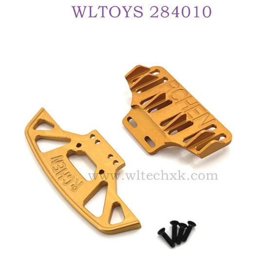 Upgrade parts of WLTOYS 284010 RC Car Front and Rear Protector gold