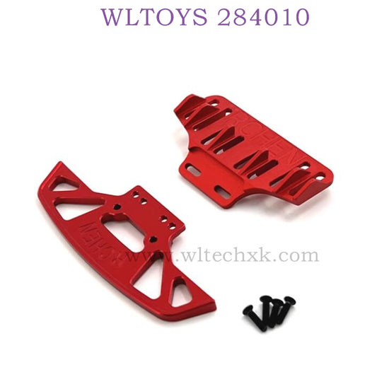 Upgrade parts of WLTOYS 284010 RC Car Front and Rear Protector red