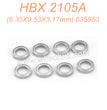 30-HAIBOXING 2105A T10 Parts Ball Bearings (6.35X9.53X3.17mm) 635953