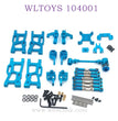WLTOYS 124016 RC Car Upgrade parts set Swing arm blue
