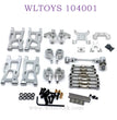 WLTOYS 124016 RC Car Upgrade parts set Swing arm silver